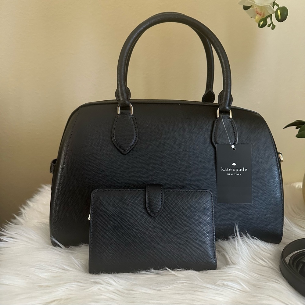 New Kate spade Madison Large Dolly Duffle Crossbody bag and wallet set - Picture 7 of 16